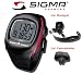  : Sigma Sport Pulsmesser Pulsuhr PC3 PC 3 black/rot