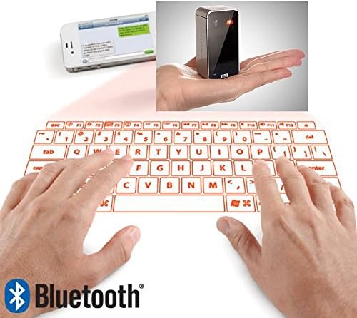 SUNWORLD wireless Ultra-portable Full-size Virtual Keyboard Silver