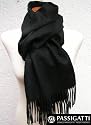Original Passigatti -  Luxus Cashmere Schal in schwarz
