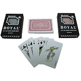 Set of 3 One Red Deck- Royal 100% Plastic Playing Cards /Star Pattern