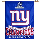 NFL New York Giants 2011 NFC Conference Champions 27-By-37 Inch Vertical Flag