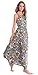 Dilanni Women Summer Print Beach Dress Plus Size Long Casual Bohemian Dresses