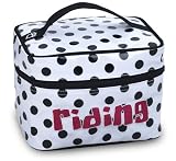 Katz Cosmetic Case Riding White/Black Dot