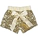 Cilucu Girls Shorts Toddler Sequin Shorts Sparkles on Both Sides Gold 6T