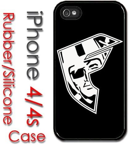 iPhone 4 4S Rubber Silicone Case - Famous Stars Straps Raiders nation