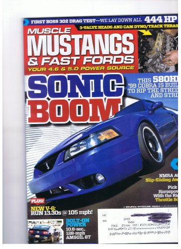 Muscle Mustangs Andfast Fords Magazine Sept. 