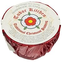 Tudor Kitchen Traditional Christmas Pudding, 8-Ounce Cello Wrap Packages (Pack of 3)