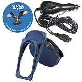 HQRP EasyPort Kit compatible with TomTom GO 730 GO 730T GO 730 Traffic includes Windshield Suction Mount Holder, 12V DC Car Charger & Coaster