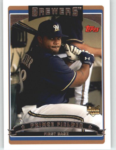 2006 Topps #639 Prince Fielder (RC) - Milwaukee Brewers (RC - Rookie Card) (Baseball Cards)