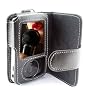 Philips GoGear SA3245 SA3225 - Premium Napa Leather Case (BLACK)