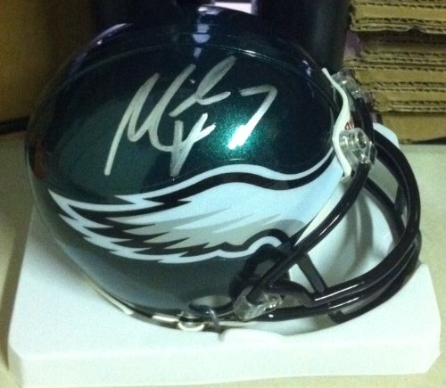 MICHAEL VICK SIGNED AUTOGRAPHED PHILADELPHIA EAGLES MINI HELMET W/ HOLOGRAM + COA