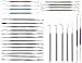 Professional Grade 28 Wax Probes Dental Jeweler Polymer Carving Clay Tool Set