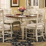 Summerglen Oval Leg Dining Table by Hooker Furniture - Antique White and Cherry (479-75-200)
