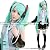 【VOCALOID】初音ミク風 コスプレ衣装9点SET M
