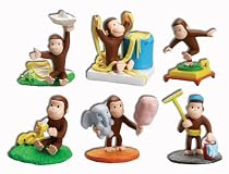 Curious George Buildable Mini Figures - Set of 6 Vending Machine Toys