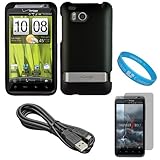 Black Rubberized Protective Crystal Hard Case Cover for Verizon Wireless Ne ....