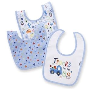 Gerber 3-Pack Bib (Blue)