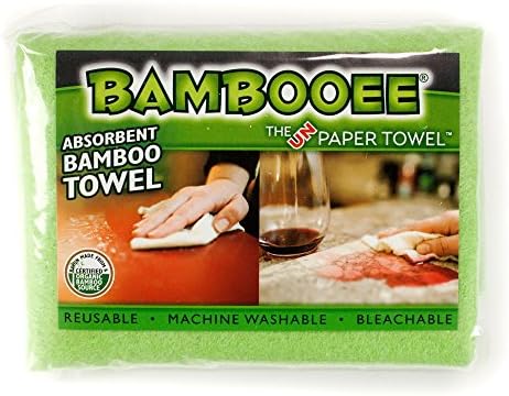Bambooee Reusable Absorbent Bamboo Towels Value Pack (6)