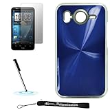 Premium Metallic Blue Design Cover / Snap On Crystal Protective Hard Case f ....