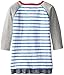 Hatley Girls' Girls Raglan Tee Anchor