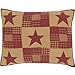 10 PC Ninepatch Star Queen Quilt Patchwork Bedding Super Set