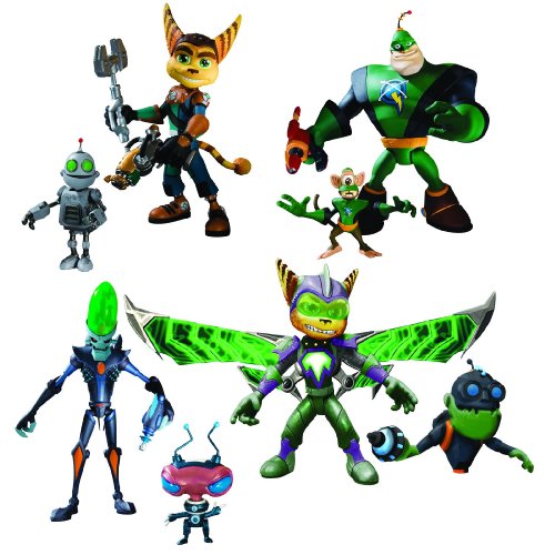 Ratchet & Clank Series 1 4 Figure Set