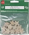 New Image Group VBAG-10058 Wood Turning Shapes Value Pack, 3/4 by 3/4 by 3/16-Inch Star, 25-Pack