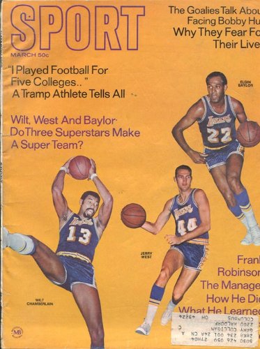 Wilt Chamberlain Jerry West Elgin Baylor March 1969 Sport Magazine