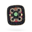 Ayala Bar Pin - Classic Collection in Black, Silver and Magenta #2619 AP OP