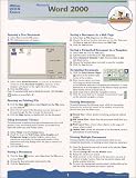 Microsoft Word 2000 Quick Source Guide