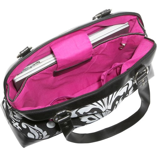 Kailo Chic Laptop Satchel (Gray Chevron) Kailo Chic Laptop Satchel (Gray Chevron)