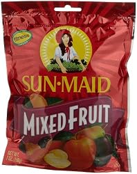 Sun Maid Mixed Fruit, 7-Ounce Pouches (Pack of 6)