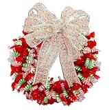 Spearmint, Peppermint & Cinnamon Candy Wreath