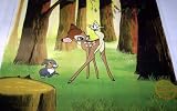 Bambi and Thumper Walt Disney Limited Edition Animation Cel, Unframed
