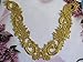 Venise Lace Applique Metallic Gold Collar 2ps