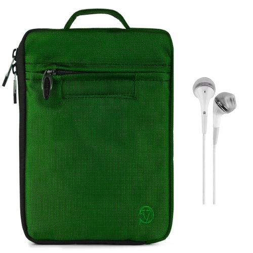 VanGoddy-Hydei-Sleeve-FOREST-GREEN-Modern-Padded-Bag-Pack-Cover-Case-for-Nabi-2-Tablet--Nickelodeon--Disney-Ed