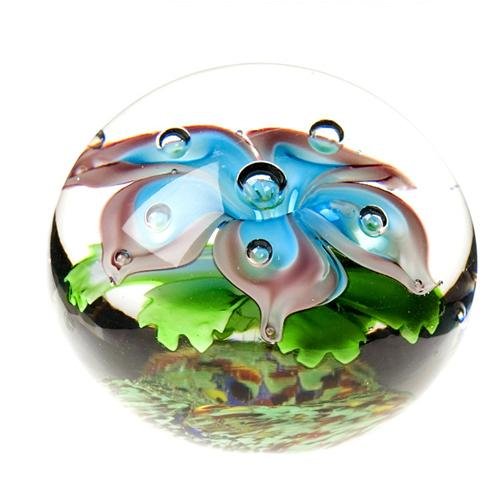 Millefiori glass MURANO RETRO CRYSTAL Paper weight NEW