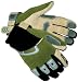 516MADQNSRL. SL75  Stearns Mad DogÂ® Deluxe ATV Gloves Green