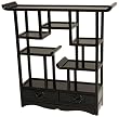 Great Unique Gift Idea for Wife Mom - 20" Altar Top Japanese Small Shelf Unit Netsuke Curio Miniatures Display Stand