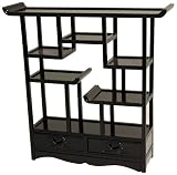 Asian Furniture & Decor - 20 Altar Top Japanese Netsuke Rosewood Curio Display Stand