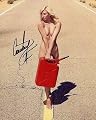 Courtney Force Autographed Photograph - 8x10 COLOR +COA SEXY POSE HOT NHRA DRIVER - Autographed Photos