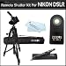 Wireless IR Remote Control Shutter Release Kit For Nikon D40, D40X, D50, D70,D60, D70S, D80, N65, N75, Coolpix 8400, 8800, Pronea S, Nuvis S & Lite Touch Zoom DSLR Cameras Includes Wireless Remote Control + 72