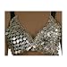 Dance Bra Cover, Silver Color