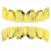 24k Gold plated Grillz top & bottom set bling grills