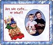 Are We Cute... - Christmas Photo Magnet Frame
