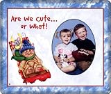 Are We Cute... - Christmas Photo Magnet Frame