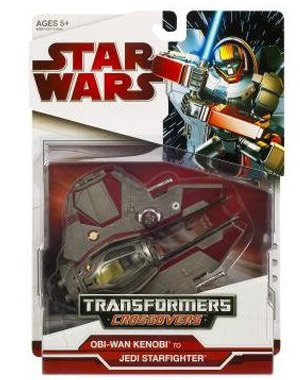 Star Wars Transformers Crossovers - OBI-WAN & JEDI STARFIGHTER