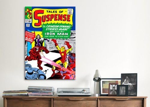 Fashion FreeZone Marvel Comic Book Iron Man'Tos' Issue Cover No.52 by Marvel Comics Canvas Art Print, 26 by 18-Inch