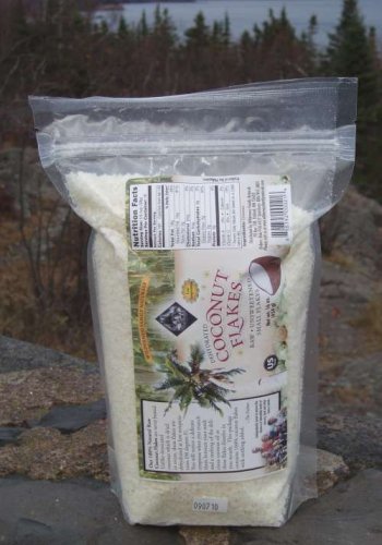 Coconut Flakes, Small, Dehydrated and Unsweetened, 1#
