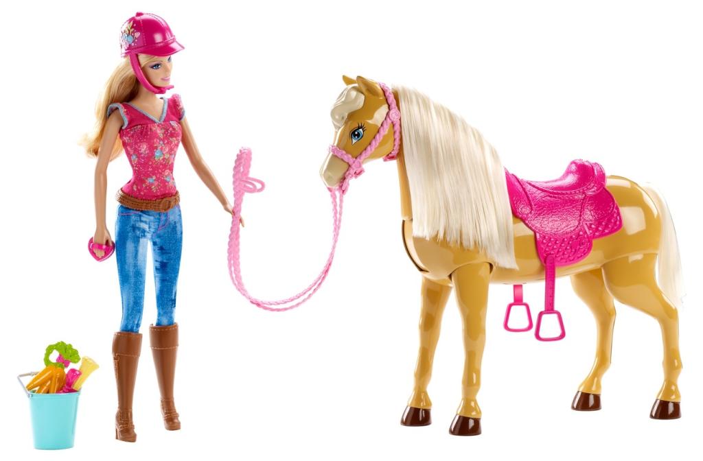 barbie monta a caballo
